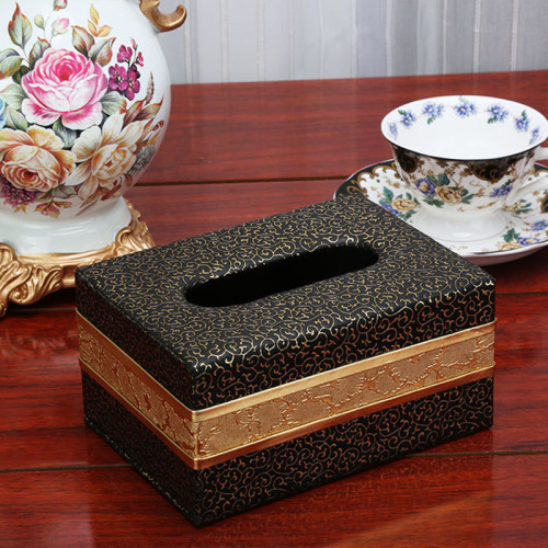 Creative leather household tissue box European car leather tissue box paper tissue box manufacturer wholesale LOGO