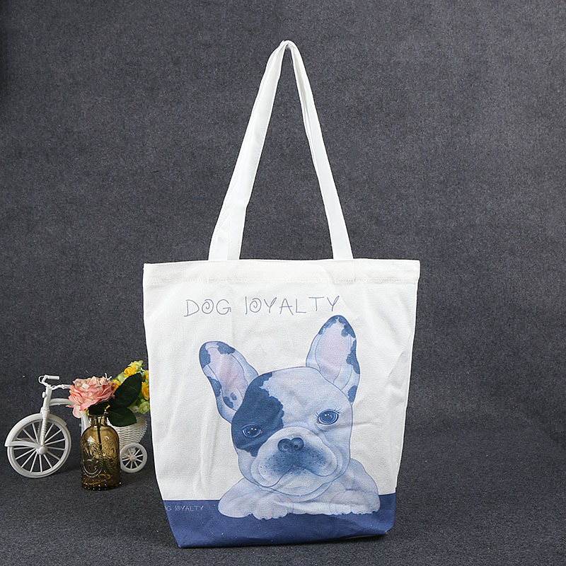 厂家 手提购物单肩帆布包可定做LOGO 优质帆布袋现货批发