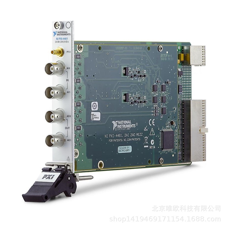 NI PXI 4461动态信号分析仪2路同步更新模拟输出779687-01全新