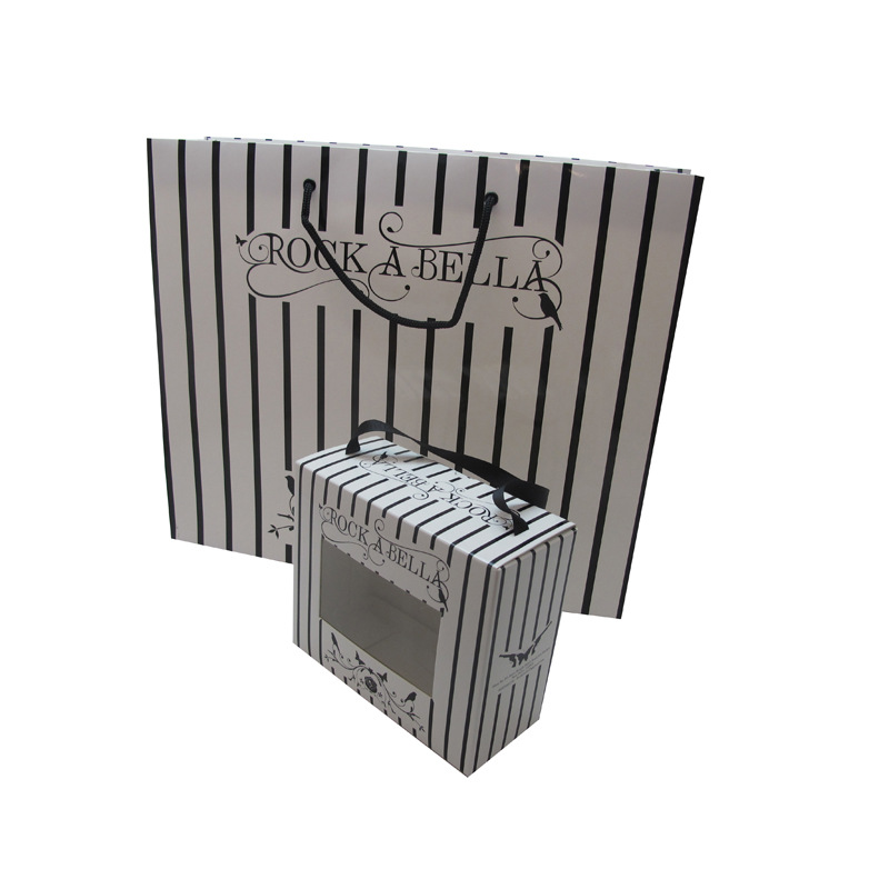 纸袋印刷化妆品面膜手提礼品袋 手提纸袋白/黑卡面膜包装纸袋大号