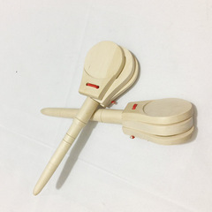 Baby Hand-Clapper Percussion Instrument, Wooden Round Dance Board with Handle—Perfect Early Childhood Education Tool for Kindergartens