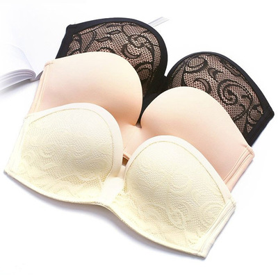 Miracle Shoulder strap Bras Underwear non-slip Invisible chest paste Thin section Wireless Gather undergarment covering the chest and abdomen Anti emptied Wrap chest