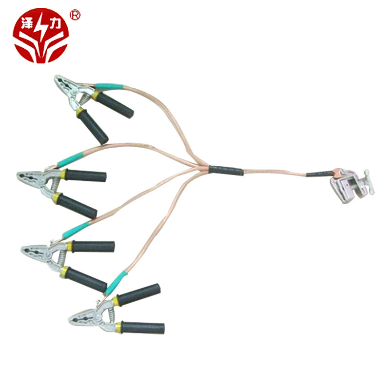 供应热销接地线 四相个人保安线 电工钳口式个人安保线