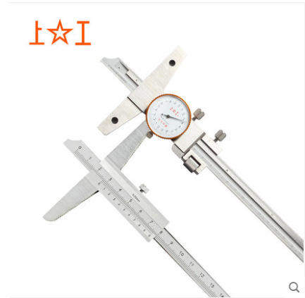 上海工具厂上工游标刻度带表盘 数显高度尺/深度尺200/300/500