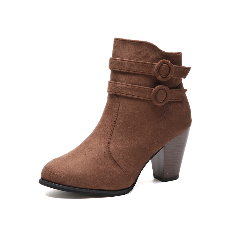Bottes femme en Daim - Ref 3355176 Image 50
