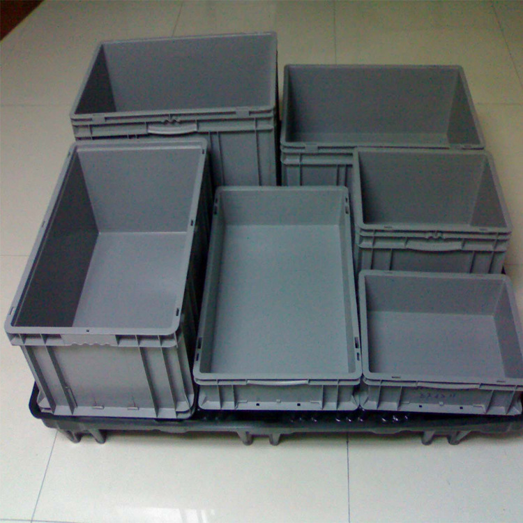 厂家供应塑料EU箱加厚物流箱 欧标塑胶汽车配件箱 EU可带盖周转箱