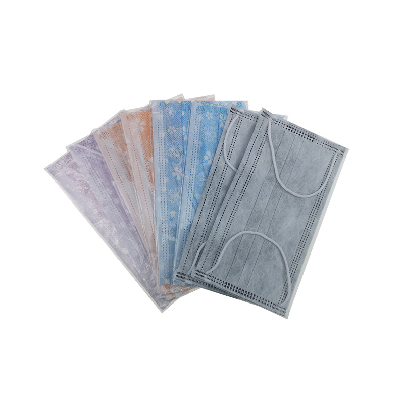 一次性口罩民用三层防护防尘透气男女成人非医用口罩