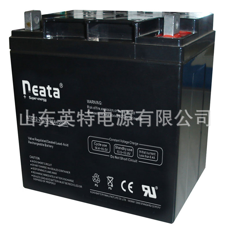 NEATA能特蓄电池NT12-28铅酸免维护12V28AH直流屏电池UPS备用电源