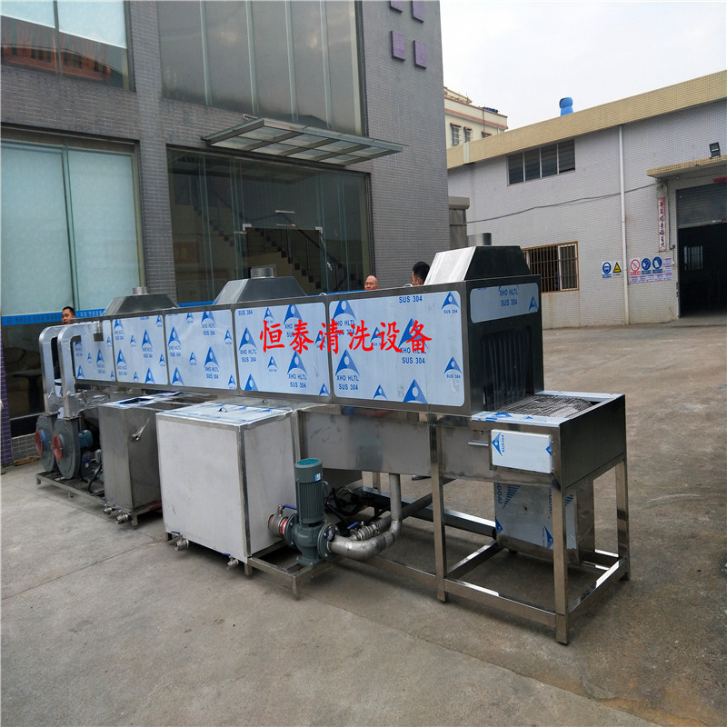 电脑基板除油清洗机 五金零配件全自动全方位喷淋清洗烘干线厂家