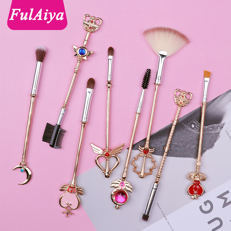 8支裝哈利波特化妝刷魔法少女動漫摩卡小櫻套刷初學者全套眼影刷