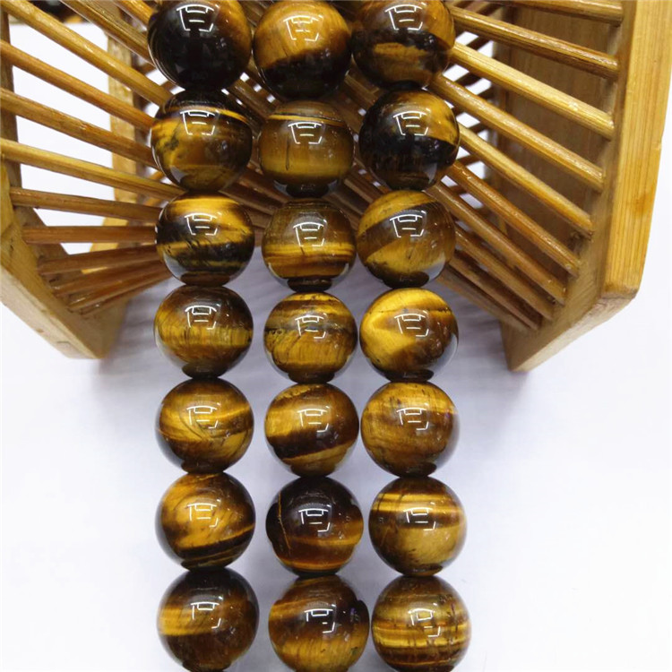 Guangshun Jewelry offers wholesale of natural yellow tiger's Eye stone loose beads and semi-finished tiger's eye stone products. DIY jewelry beads are sold directly by the manufacturer detail image 5