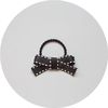 Children's hair rope handmade with bow for early age, fashionable hair accessory