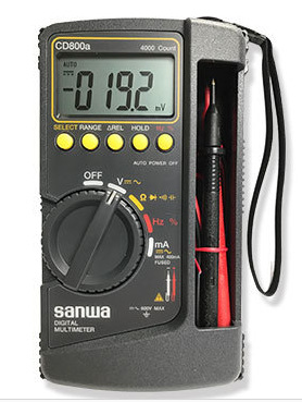 日本三和SANWA数字万用表CD800a 便携式数字万能表CD800a