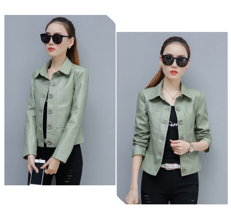 Veste cuir femme en PU - Ref 3447579 Image 13