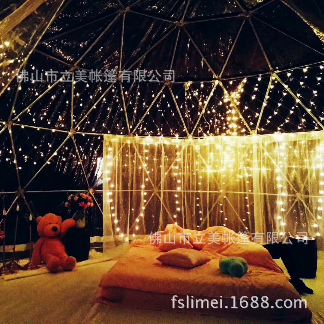 星空帐篷 6米透明球形帐篷球形帐篷酒店厂家一件起定
