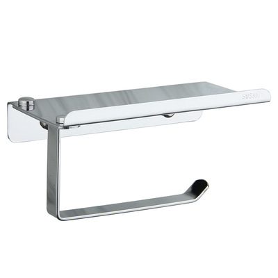 304不锈钢纸巾架手机架促销特价浴室卷纸架 免打孔浴室置物架批发