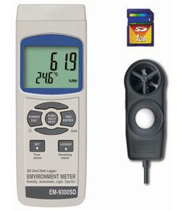 Lutron台湾路昌 EM-9300SD 实时环境仪/SD卡数据记录器