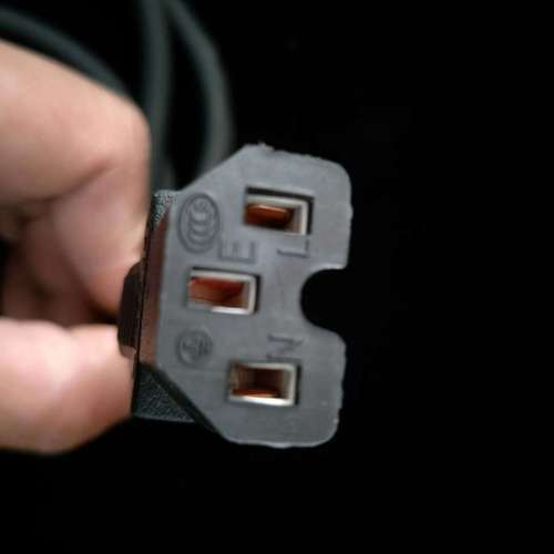 Rice cooker, electric pressure cooker accessories, rubber head power cord, three holes, three eyes, 1 square meter, pure copper core electric cooker cord