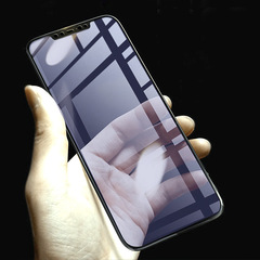 適用小米9絲印二強鋼化膜 CC9E/紅米Note8/Mix3/K30/K20pro全屏膜