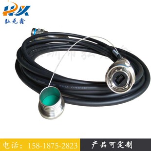 MT MPO J599 PrebuiLt Fiber Optic CabLe Connector StainLess SteeL 316L Prefabricated OpticaL Fiber Equipment Connector