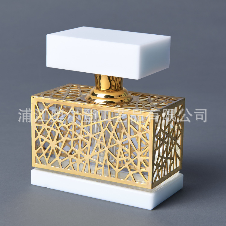 创意乳白K9水晶精油瓶子30ml滴管香水瓶车载迷你香水瓶详情图1