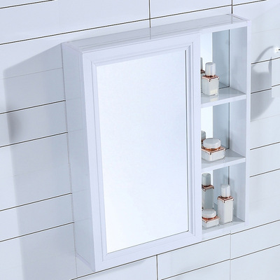特價定制小戶型洗漱收納儲物衛生間鏡櫃太空鋁浴室櫃衛浴鏡子鏡箱