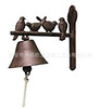 Wall mount for gazebo, retro decorations, small bell, European style