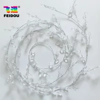 Декоративная лоза (FEIDOU) 1,5 м — акриловые капельки, гибкая проволочная гирлянда