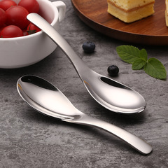 Manufacturer Direct Sale 304 Stainless Steel Spoons Tableware Household Children Soup Spoon Rice Spoon Court Spoon Large Tablespoon