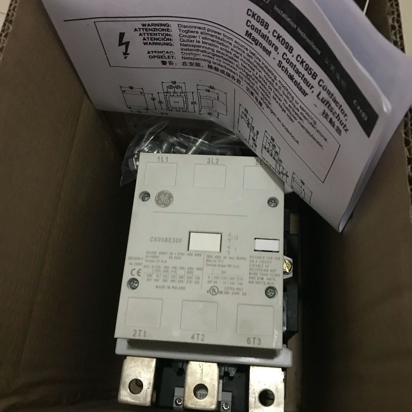 通用接触器CK09BE300 CK95BA300