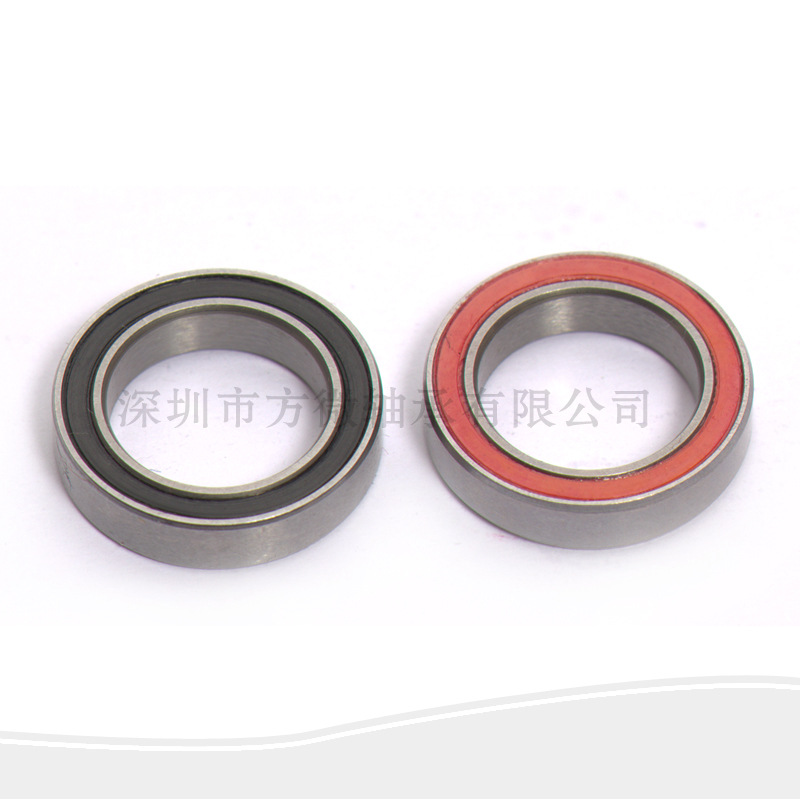 薄壁胶盖轴承6700-2RS 10*15*4mm自行车脚踏轴承 深沟球滚珠轴承