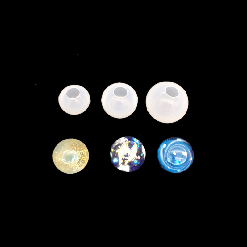 diy水晶滴胶吊环模具宇宙球模具免打磨高镜面 创意手工饰品