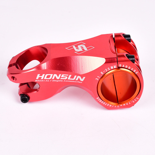 HONSUN ultra-light riser, negative-17 degree 70MM stem, large wheel diameter XC 35/31.8MM bicycle accessories