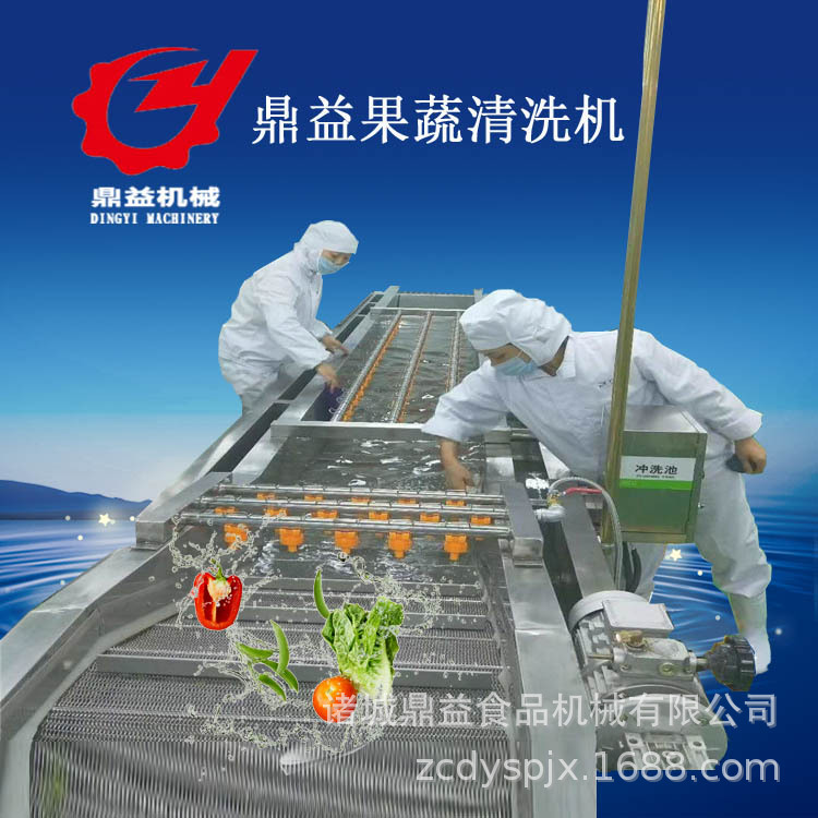 果蔬清洗设备 诸城鼎益生产周转筐清洗机 水果蔬菜清洗机厂家优惠