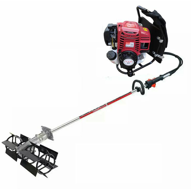 背负式松土除草机锄地机二冲四冲背负打草机 背负式割草机 割草机