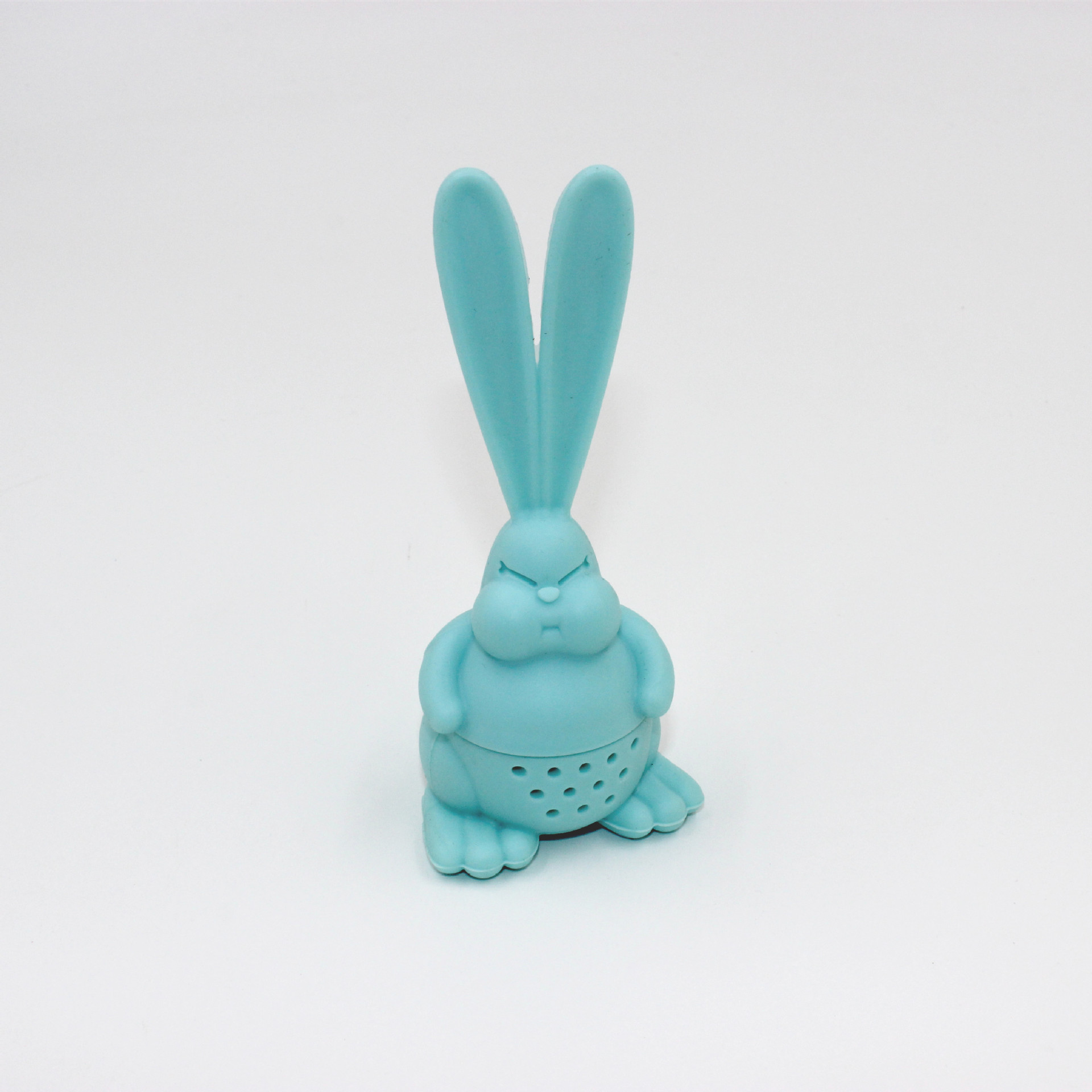 硅胶发怒的兔子茶叶包 硅胶兔子茶叶包 大耳兔茶叶包|ms