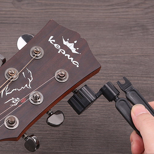 Wonderful guitar three-in-one string cutter, nail remover, folk classical string changing tool, string changer, tuner