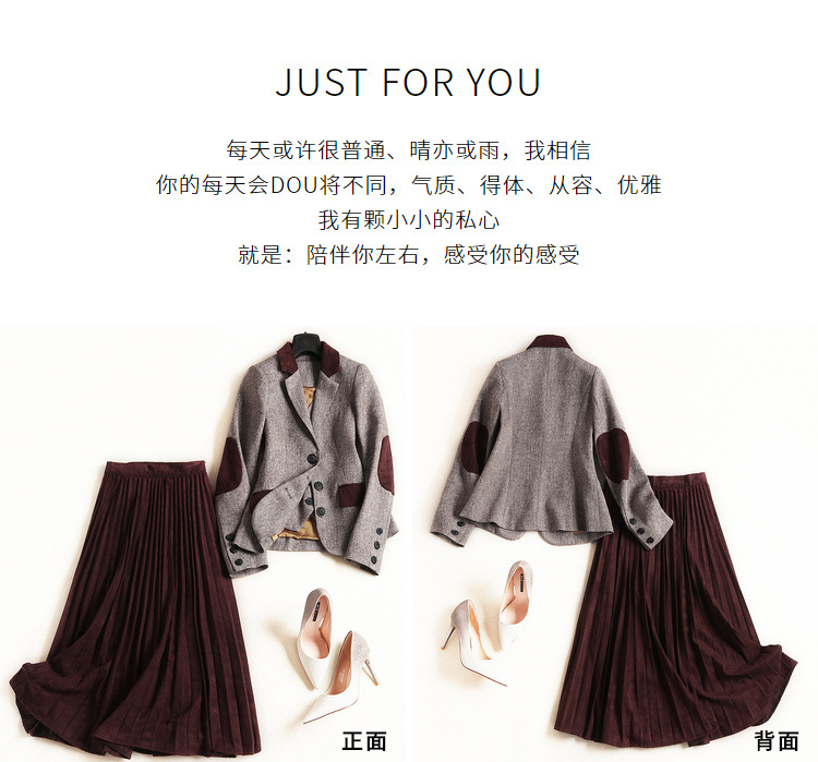 Costume femme SPLIT en Daim - Ref 3335168 Image 10