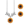 Fashionable cute earrings solar-powered, accessory, wish, flowered, simple and elegant design, wholesale