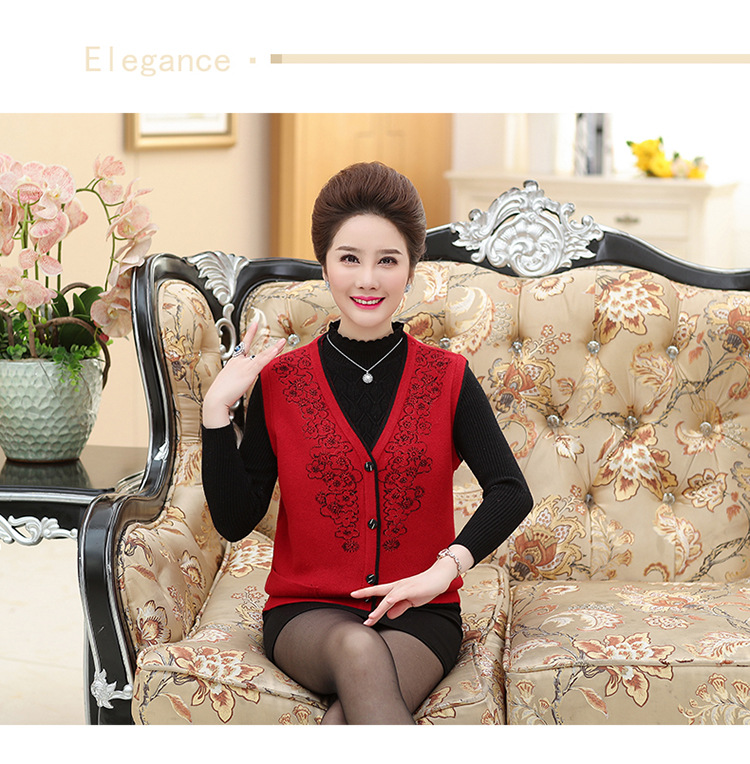 Gilet femme MOUTON ROUGE en Tricot - Ref 3317918 Image 18