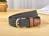 Universal belt for leisure, elastic woven fashionable trousers, Korean style