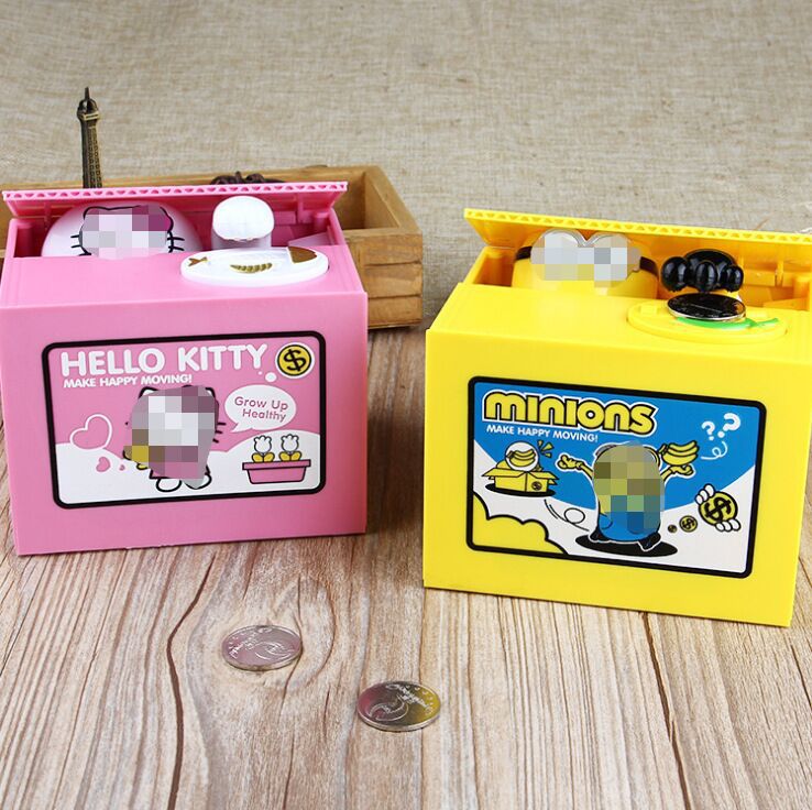 originality Cartoon children gift gift Coin Piggy bank Piggy bank Electric music Money Cat