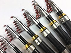 Small spinning rod, 1/1.5/2.1 meters, portable short-section Jiang rod