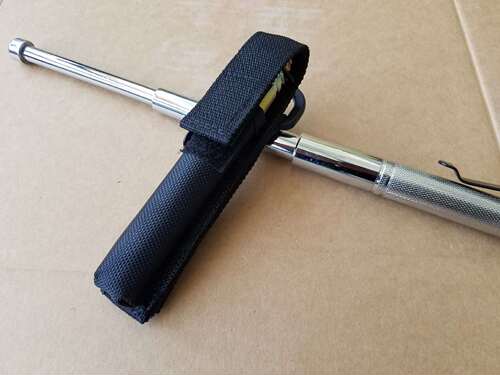 Wild Valley Pen Baton German Pen Style Self-Defense Baton Car Self-Defense Accessories Three-Section Baton Telescopic Baton Self-Defense