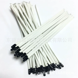 专业生产小黑头NTC温度传感器  103F  3950  3435线长可