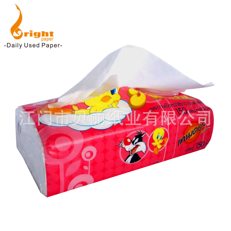 Paper towel Cartoon Soft pumping Direct selling Large quantity and low price 220 Take a pack of cigarettes