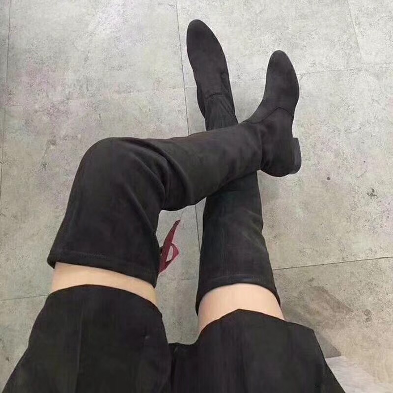 Bottes femme en Daim - Ref 3355202 Image 5