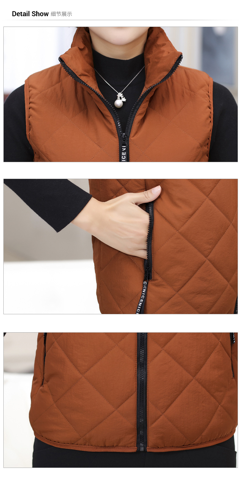 Gilet femme MARQUE INDéPENDANTE en Fibre de polyester - Ref 3317407 Image 33