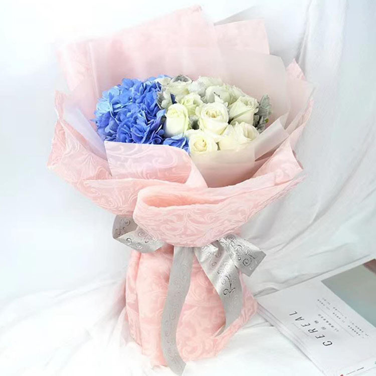 无纺布防水耐折浣纱纸小夜曲高端鲜花包装材料一包20张