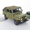 Foreign trade thermal selling iron crafts decoration Military model super large Beijing Jeep car model 212